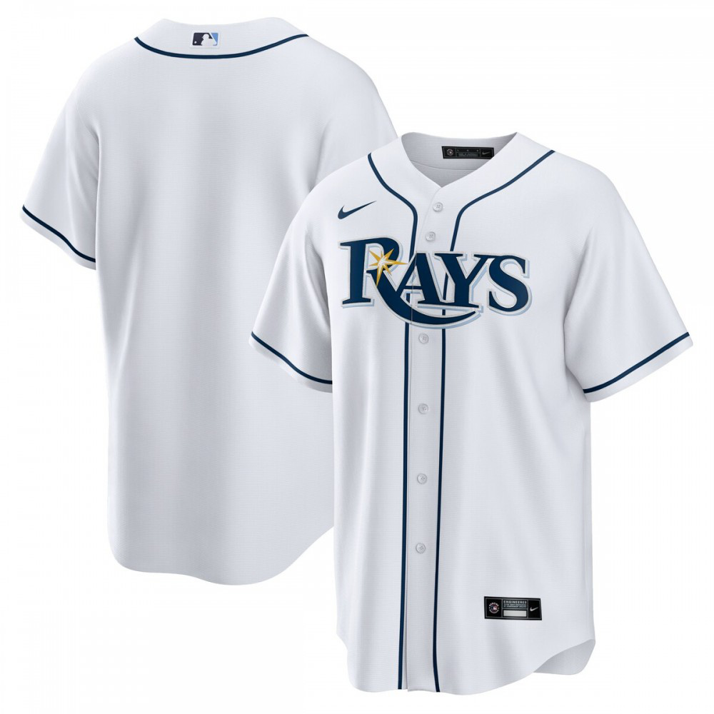 Tampa Bay Rays Home Blank Replica Jersey - White-Pro Kit Vault | Brand New 26/27 Sports Jerseys